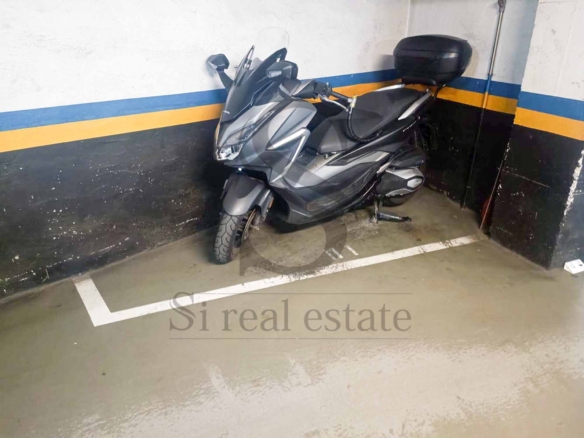Motorcycle parking in Sagrada Família